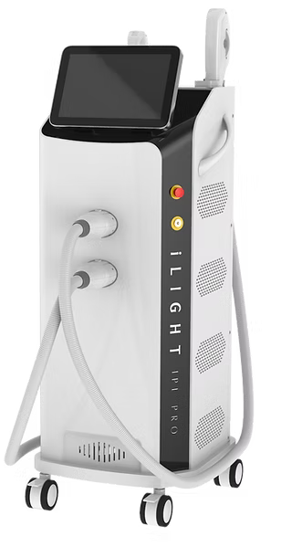 IPL treatment around eyelids and cheeks